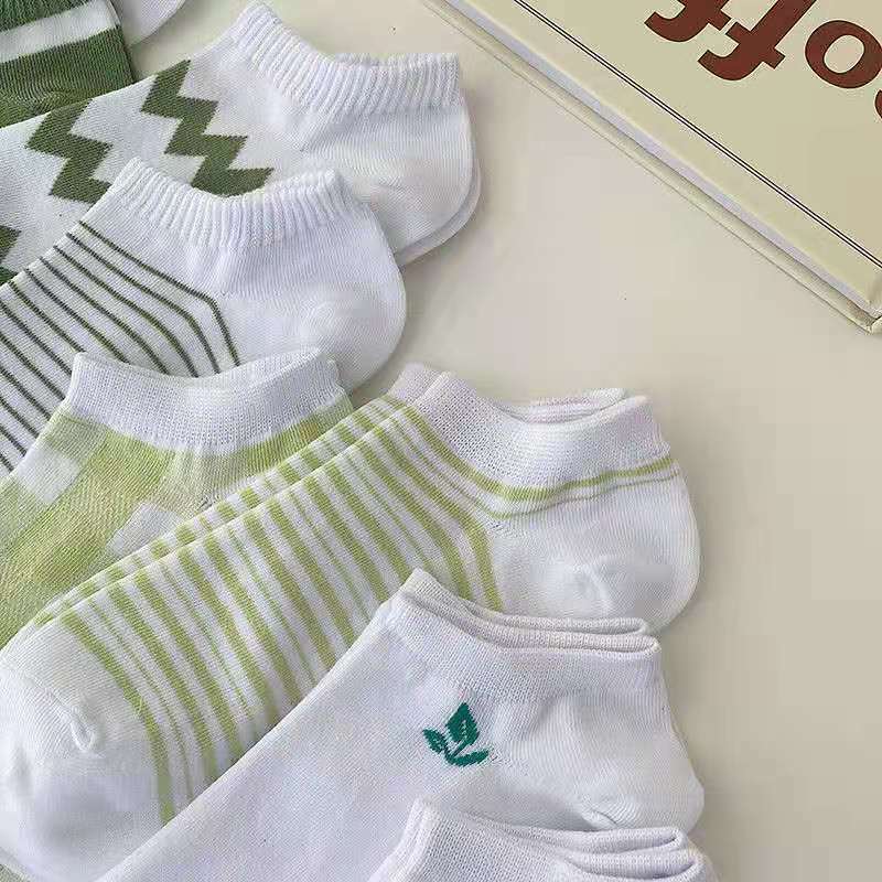 Vrouwen Sokken Print Harajuku Street Style Katoen Korte Sokken Vrouwelijke Casual Grappige Enkel Gele Sokken Sox Zomer Eenvoud Maiden