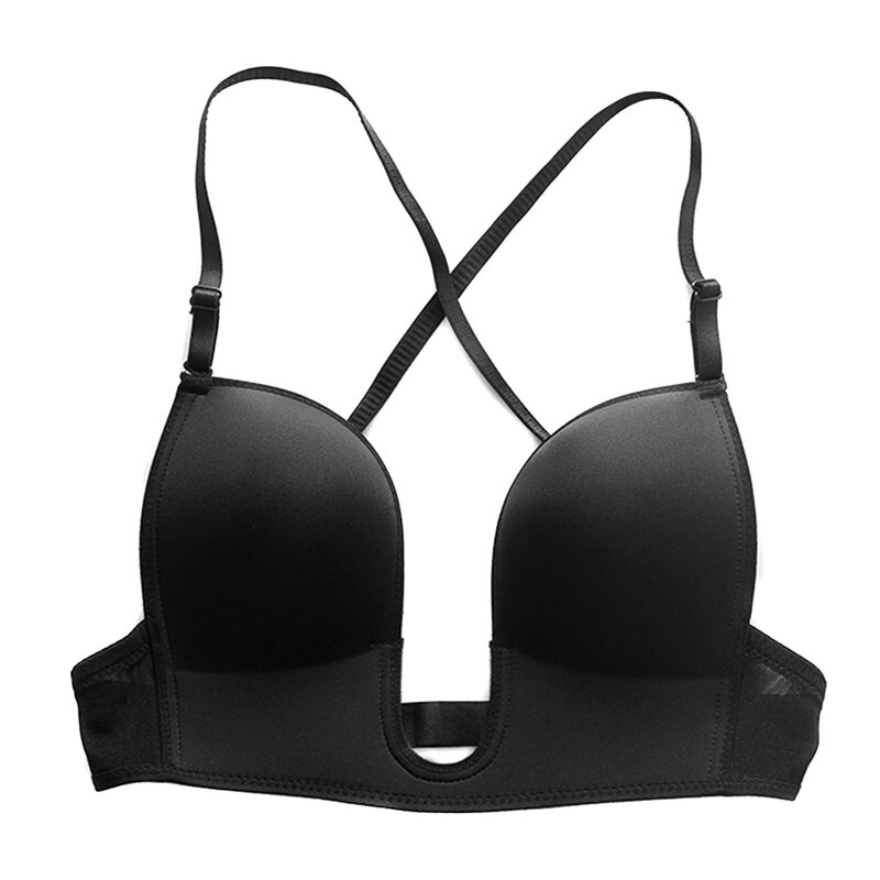 Liftup Low Back Plunge Bra Cleavage-Boosting Light Padding Bra Underwear  Tops for Women Sport Bra Crop Tops