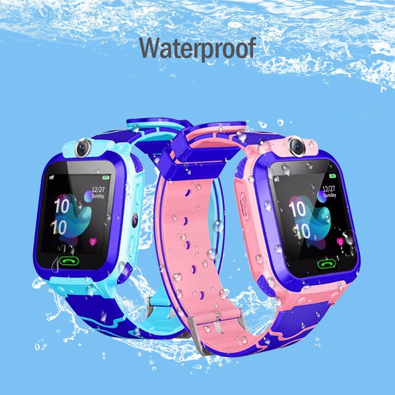 À prova dwaterproof água crianças relógio inteligente para crianças sos antil-lost smartwatch bebê 2g cartão sim relógio de chamada localização rastreador relógios inteligentes