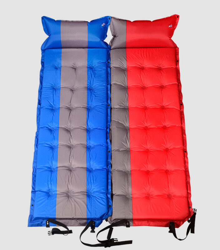 Menebal Pelembab Tahan Air Outdoor PVC Mat Camping Inflatable Tas Ultralight Inflatable Tenda Tidur Pad