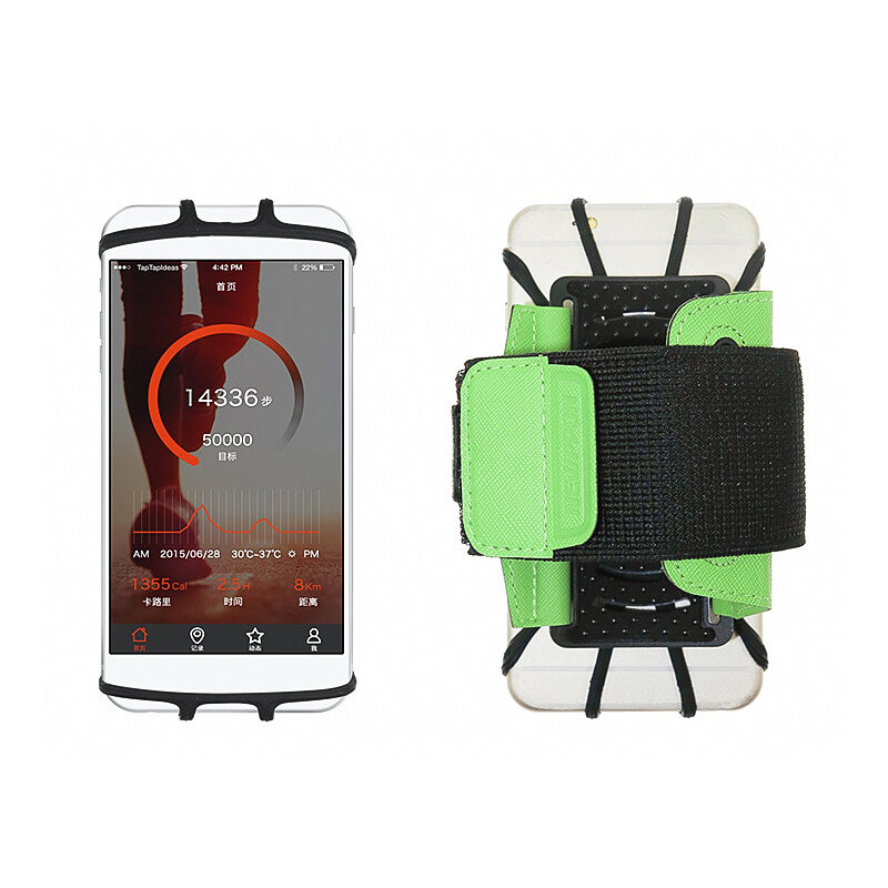 Custodia per telefono con braccio per portafoglio da corsa ciclismo supporto universale girevole sport da polso all'aperto accessori da Jogging da 4-6 pollici