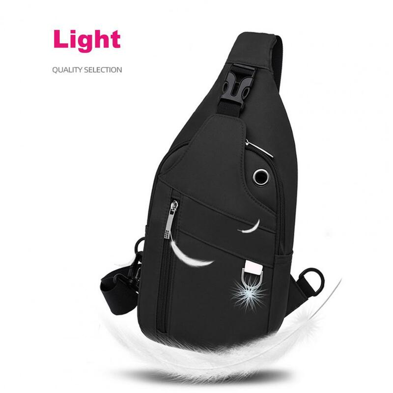 Multipurpose Crossbody Backpack Adjustable Buckle Design Anti-greasy Super Light Waterproof One Strap Shoulder Backpack