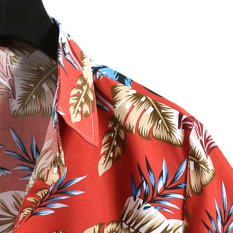 61 # Высокое качество Мужские рубашки, летняя модная мужская майка на каждый день в гавайском стиле и шорты с цветочным принтом, футболка с ко...