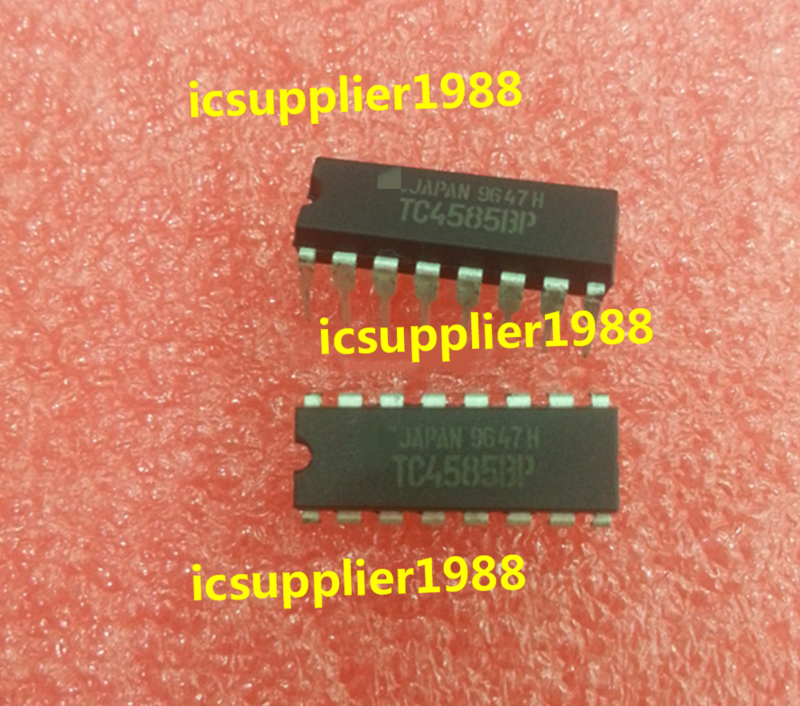 5ピース/ロットHEF4585BP 4585BPまたはTC4585BPまたはMC14585BCPまたはCD4585BEまたはHD14585BP PDIP16 4ビットコンパレータ