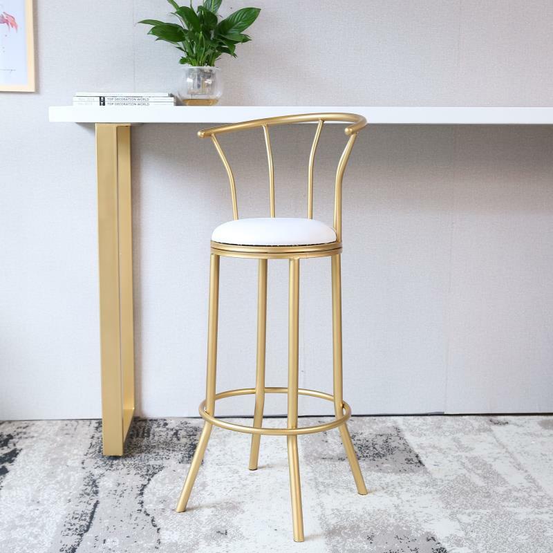 Nordic krzesło kute pręt z żelaza stołki kreatywne metalowe krzesło barowe s kawy z przodu krzesło biurowe Bar stołek krzesło barowe krzesło barowe gospodarstwa domowego wysokie krzesełka