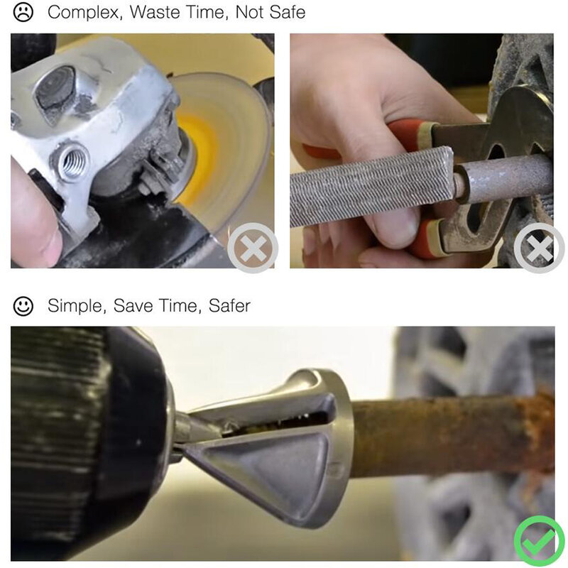 Usuwania zadziorów i stępiania ostrych krawędzi narzędzie do zewnętrznego fazowania ze stali nierdzewnej usuń zadziorów narzędzia do wiercenie metali narzędzie