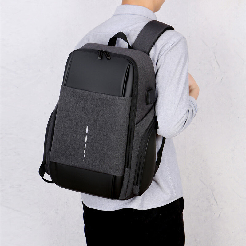 YILIAN Laptop backpack anti-theft waterproof school backpack USB charging male business travel backpack new design