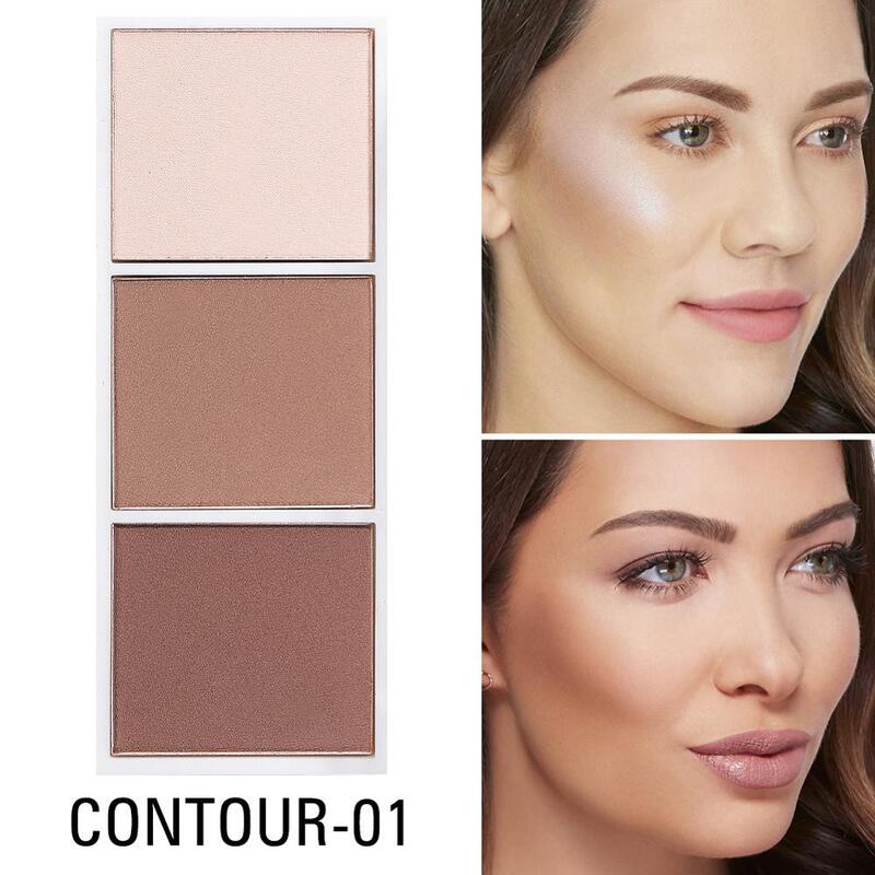 Sace lady atacado highlighter paleta contorno maquiagem em pó fosco rosto bronzer compõem pallete dropshipping cosméticos