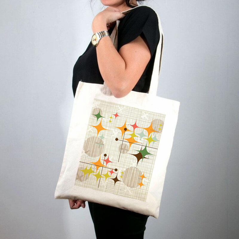 2021 сумка-шоппер голландский Золотой возраста Цветочный Печать Сумка-тоут для женщин Harajuku сумка для покупок через плечо; Сумка-шоппер леди С...