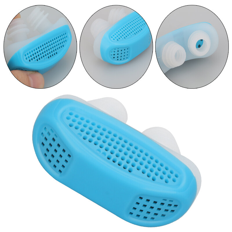 1PC nowy spania przeciw chrapaniu zacisk na nos silikonowy magnetyczny przeciw chrapaniu zacisk na nos s spania rozszerzacze nosa bezdech urządzenie pomocy