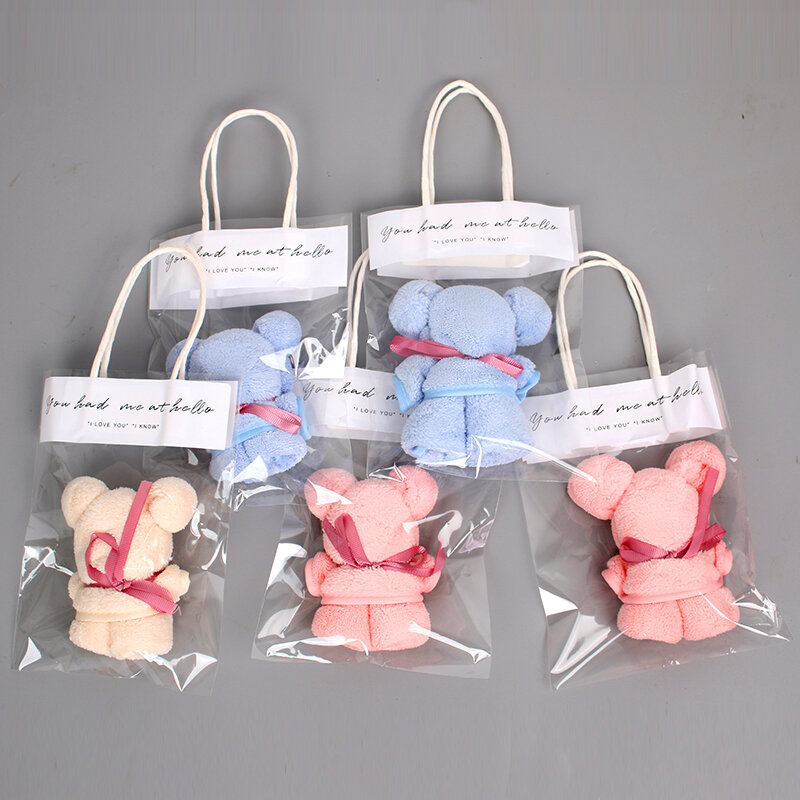 Nhiều Màu Sắc Mini Lollipop Hình Sinh Nhật Đảng Ủng Hộ Tặng Nhà Dệt Cưới Rửa Mặt Vải Khăn 20*20 Cm