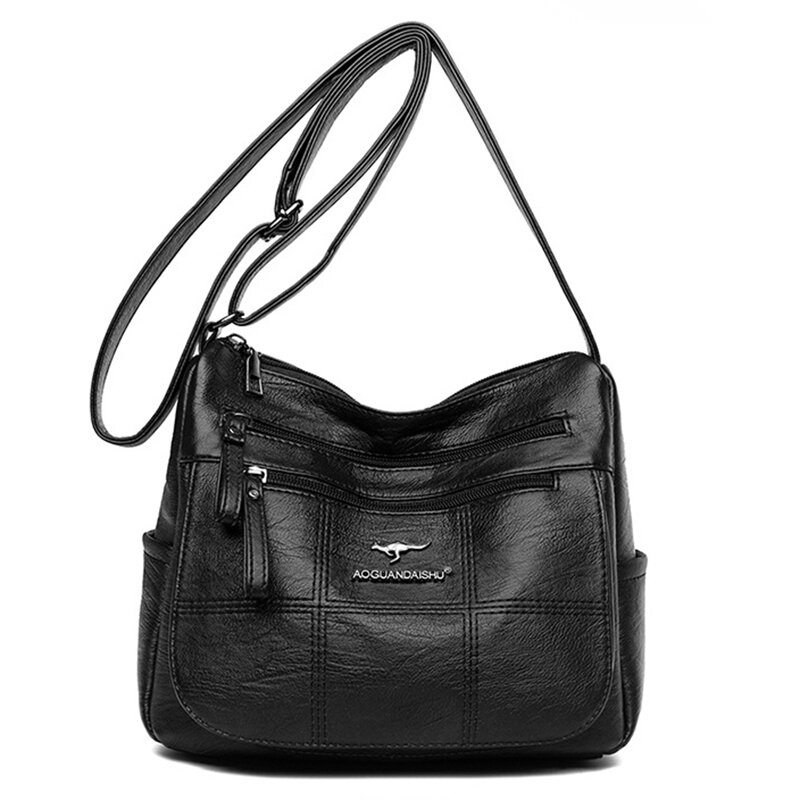 2021 moda de luxo designer crossbody saco couro do plutônio macio mensageiro sacos para senhoras zíper mini retro mulher saco sacos femininos