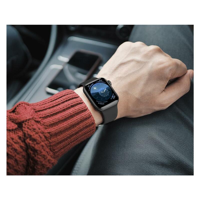 Correa de silicona para Apple Watch, banda de 42mm, 38mm, 44mm y 40mm para Apple Watch, Series 4/3/2/1 81007