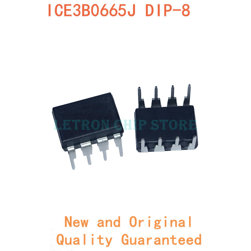 Новый и оригинальный чипсет IC ICE3B0665J DIP8 3B0665J DIP-8 DIP, 10 шт.