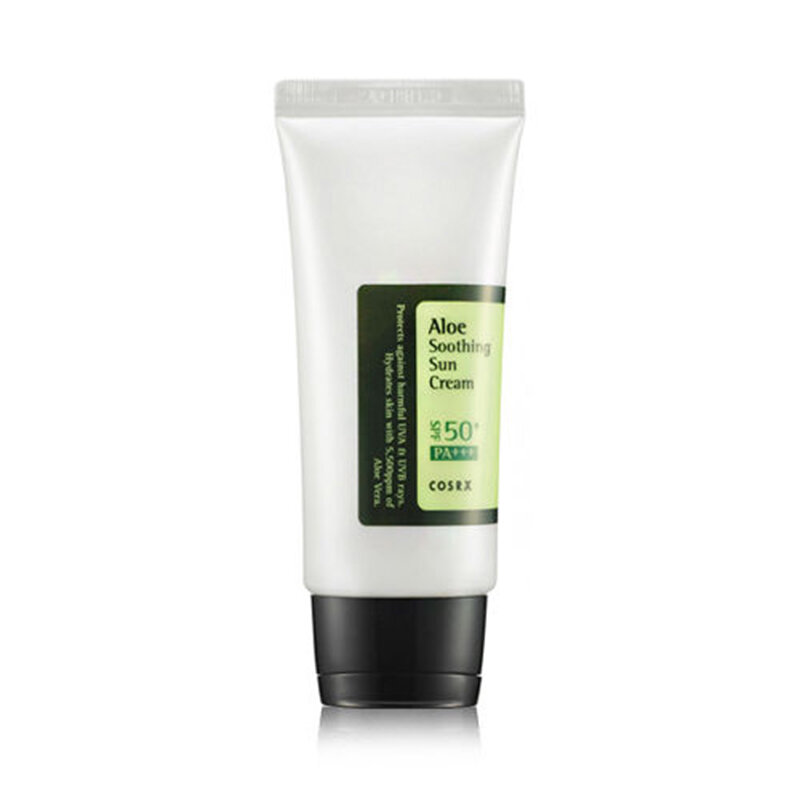 Cosrx Aloe Soothing Sun Cream SPF50 PA+++ 50ml Face Body Repairing Sunscreen UVA UVB Sun Protection Cream Oil-Control Skin Care