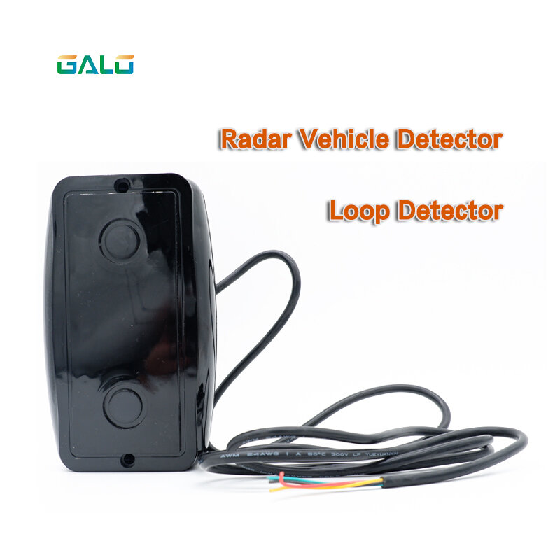 Radar de Control de acceso para coche, 12V a 24V, Detector de vehículo, Sensor de seguridad IR para abridor de barrera de puerta, Motor