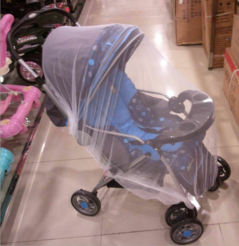 Bebê infantil crianças carrinho de criança ao ar livre mosquito inseto rede malha buggy capa berço rede alta qualidade
