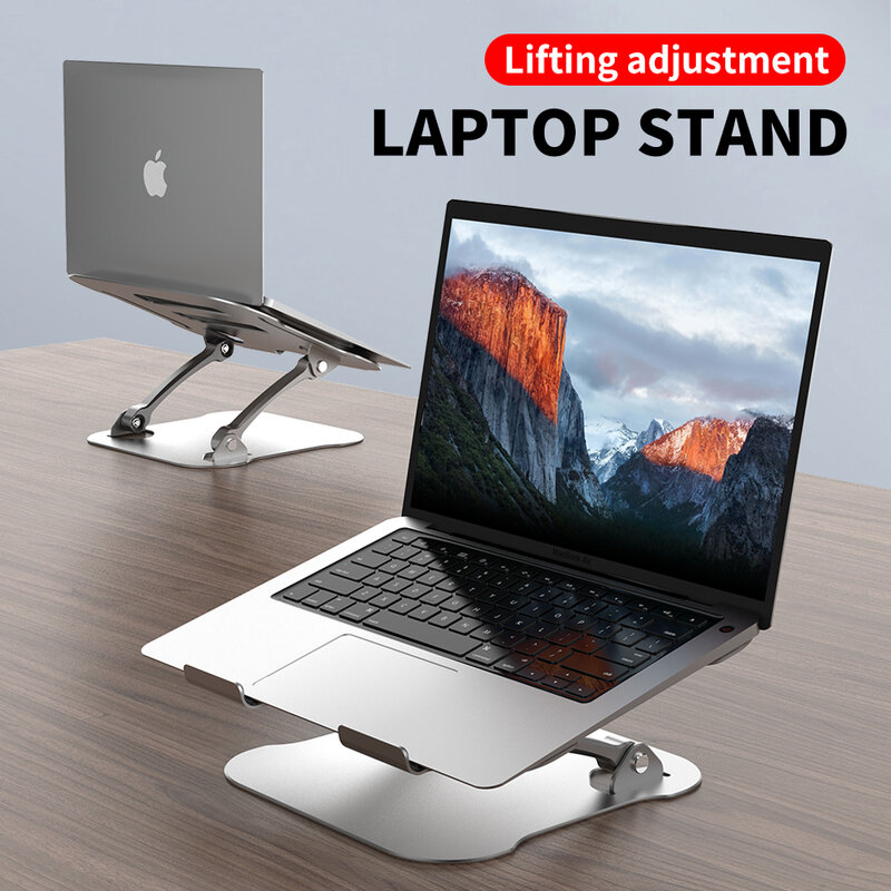 Держатель для ноутбука 10-17 дюймов для MacBook Air Pro, подставка для ноутбука, кронштейн, складной держатель для ноутбука из алюминиевого сплава дл...
