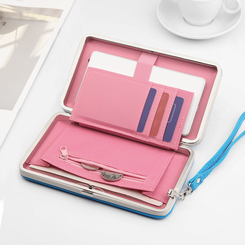 JIFANPAUL 2020 nowy damski portfel długi piórnik kopertówka student coin torebka pudełko na lunch torba na telefon komórkowy kreatywny