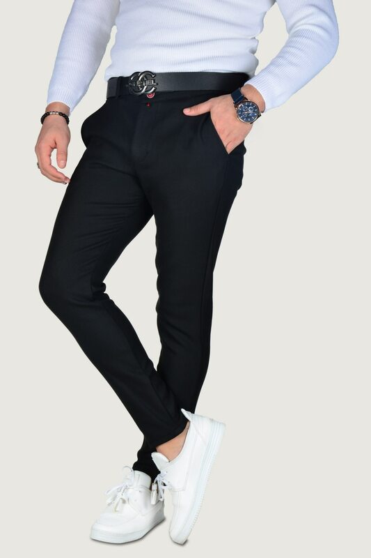 Pantalones de lino para hombre, 9Y-2200203-002, negro