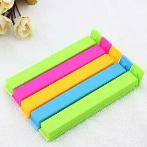 5Pcs/lot Portable New Kitchen Storage Food Snack Seal Sealing Bag Clips Sealer Clamp Plastic Tool