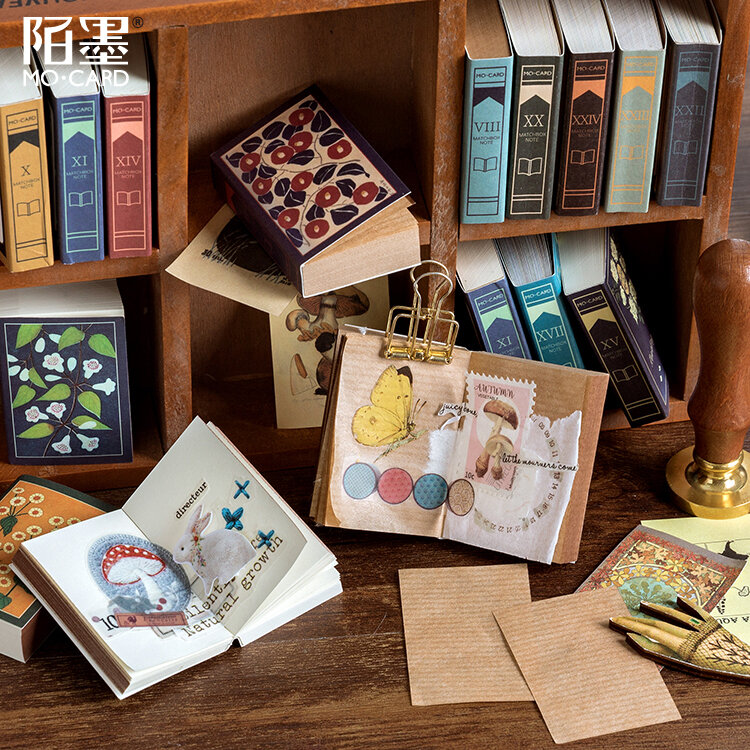 100 sztuk van gogh Book collection seria Kraft Paper Mini kartka z życzeniami pocztówka koperta na list DIY dekoracje karty LOMO