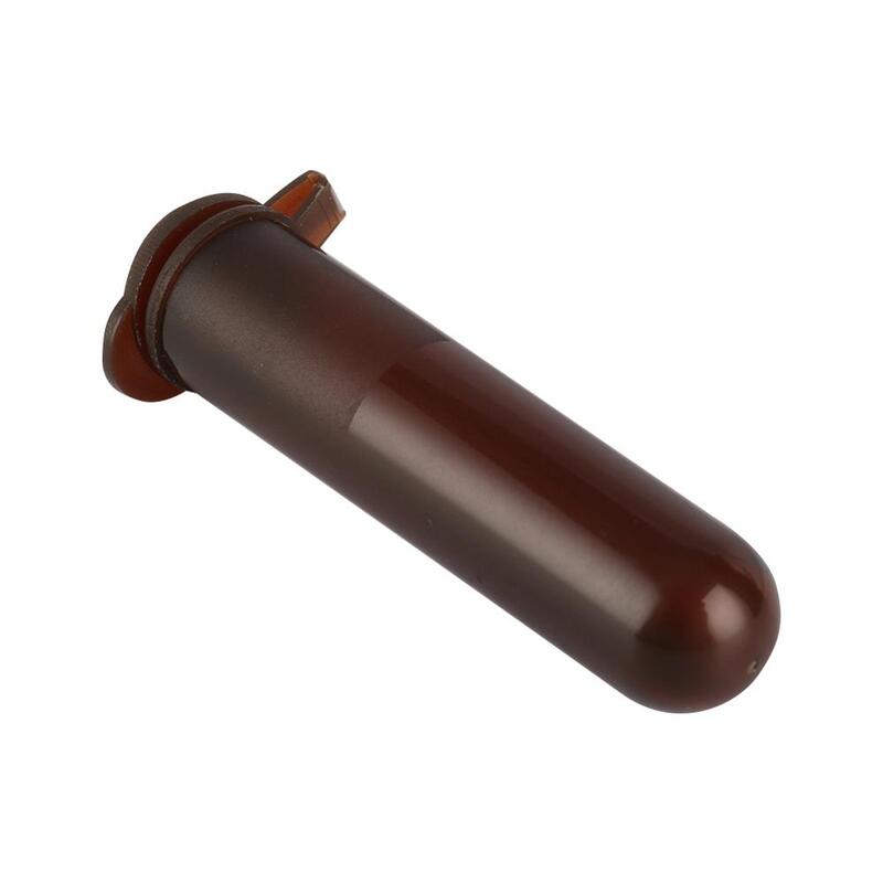 10 Pcs Plastic 5ml Brown Centrifuge Test Tube with scale Snap Cap Round Bottom Sample Vial Container Laboratory Analysis Tube
