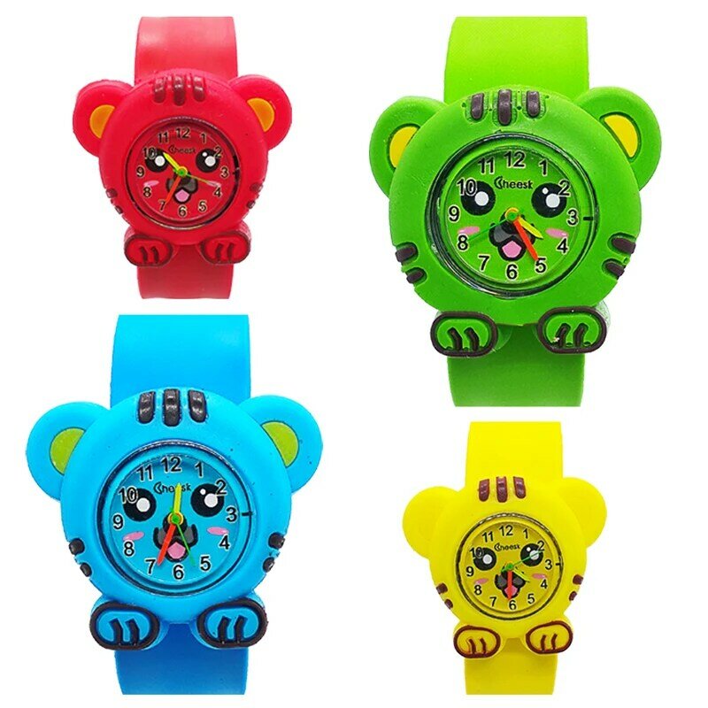 High Quality Kid Fashion Watches Boy Girl Watch Kids Children Christmas Gift Silicone Strap Baby Learn Time Student Wristwatches