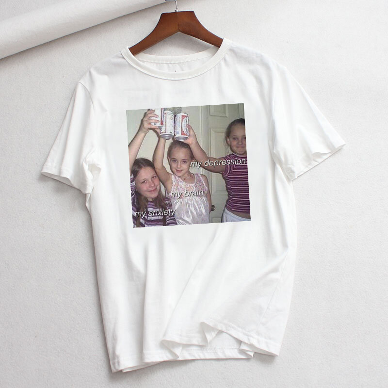 Stupid B**ch Juice Unisex Meme Funny Summer Women's Short Sleeve Casual Large Size Loose Fashion Cartoon Fun T-Shirt Print Tees