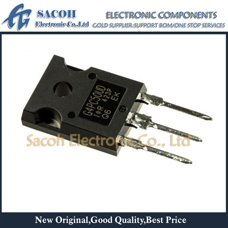 10Pcs IRG4PC50U G4PC50U 또는 IRG4PC50UD G4PC50UD G4PC50UD-E TO-247 27A 600V 전원 IGBT 트랜지스터
