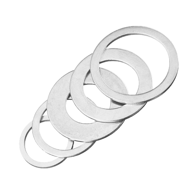 5Pcs 16Mm-30Mm Cirkelzaagblad Reductie Ringen Hoge Snelheid Staal Tct Carbide Snijden Schijf Conversie ring Houtbewerking Gereedschap