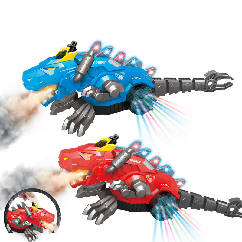 Elektrische Spray Dinosaurus Kinderen Intelligente Smart Fog Dinosaurus Robot Huisdier Met Muziek Light Dancing Kids Toy Gift