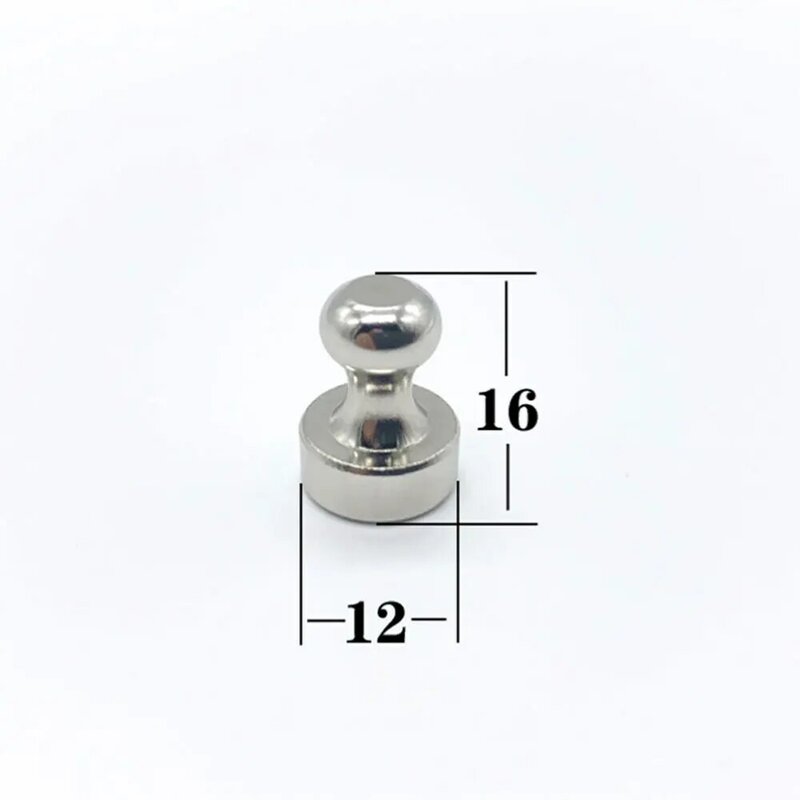 10 stücke Metall Magnetische Pins Dauerhafte Magneten Locker Starke Magneten Push-Pin Praktische Magnet Pin für Home Office Schule Kühlschrank kitc