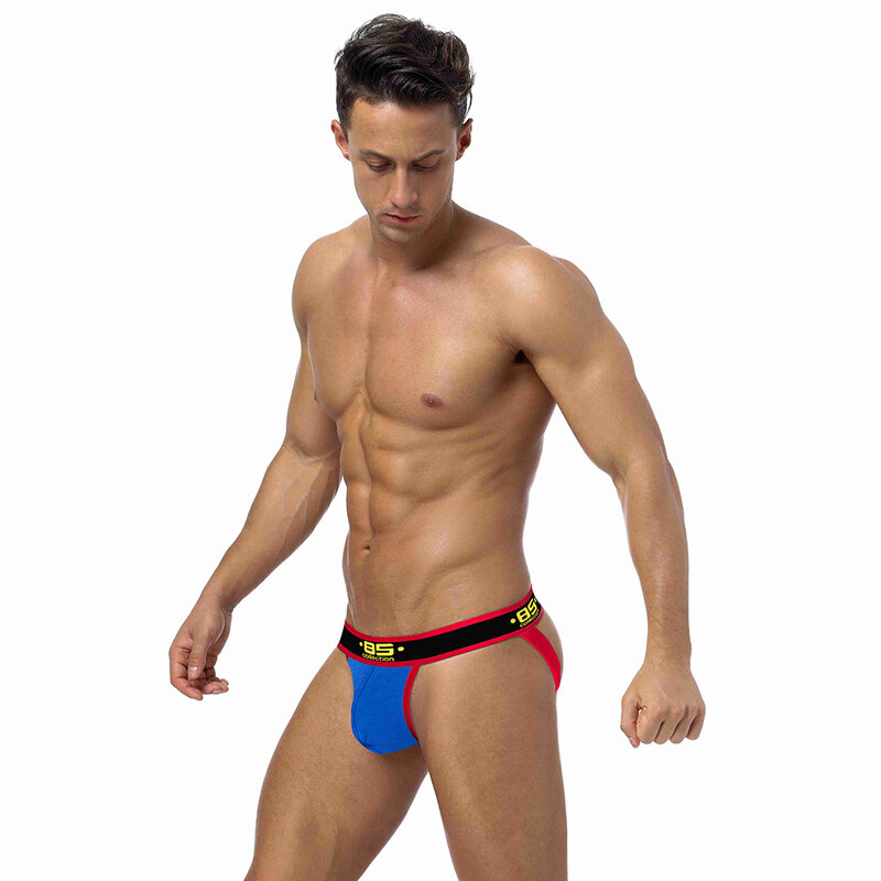 ORLVS Brand Fashion Sexy Jockstraps Men Panties Open Backless Gay Underwear JockStraps Man Thongs Gay Briefs Men's Underpants