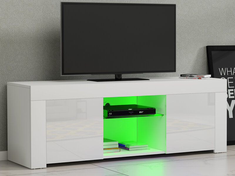 Panana-aparador mueble de tv, 120cm, led, sala de estar, armários de tv, alto brilho, suporte para tv, home theater, fosco