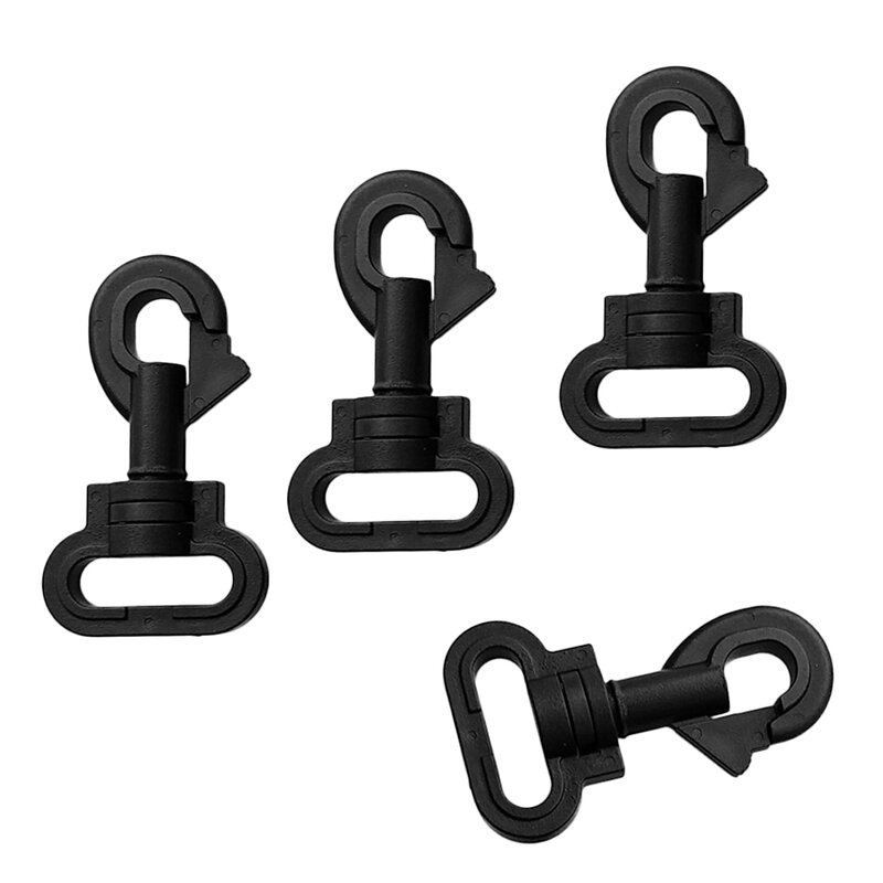 4-Pack Swivel Snap Hooks Lightweight And Durable Carabiner Clasps