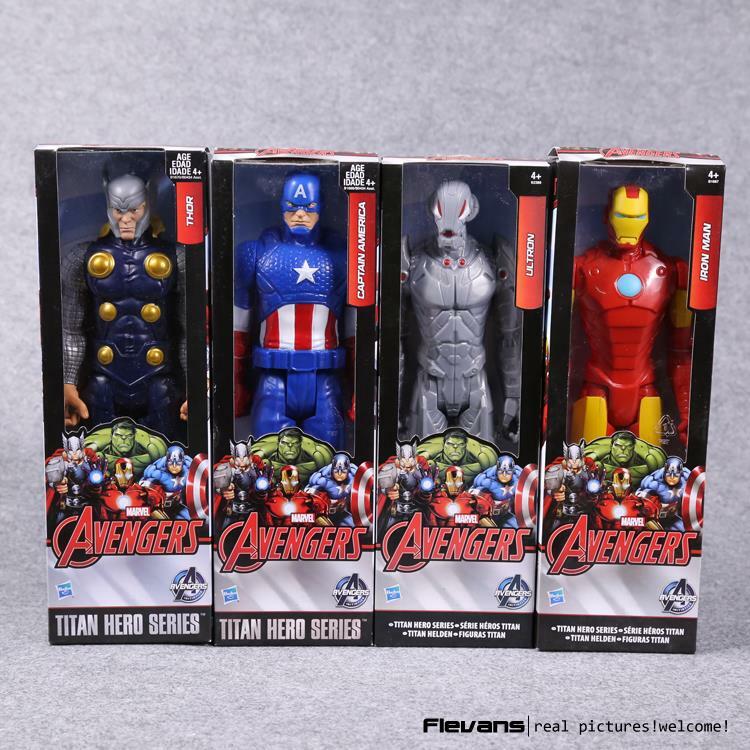 Titan Hero – jouets figurines de Super héros en PVC, Avengers, 12 ", 30cm, Venom, Iron Man, Thor, Captain America