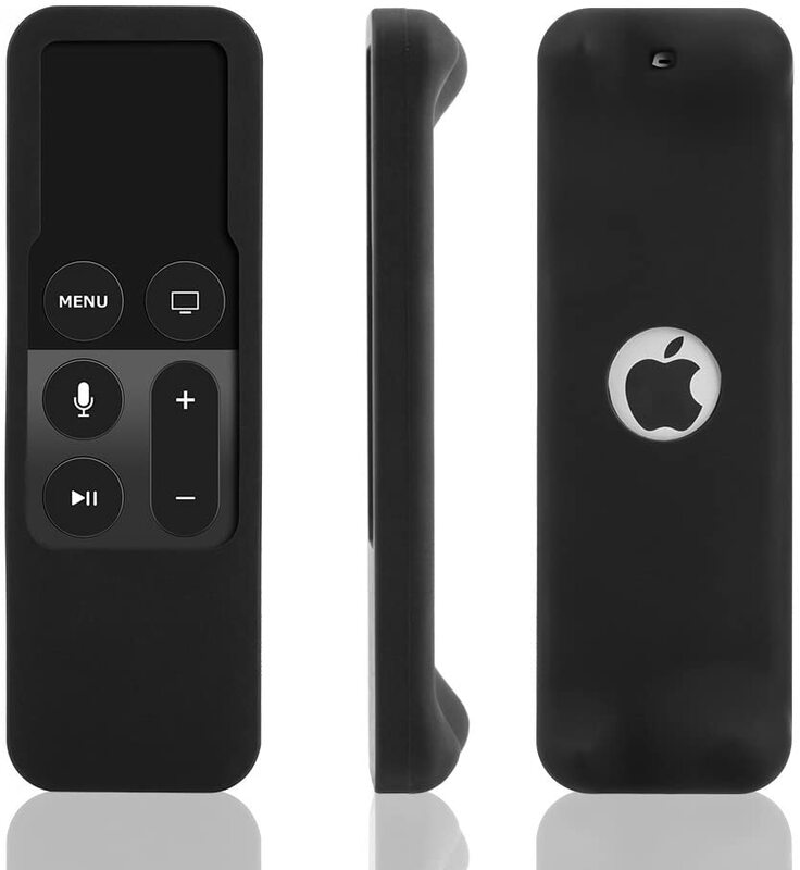 Funda de control remoto para Apple TV de 4ª generación, funda protectora de silicona, funda ligera a prueba de golpes