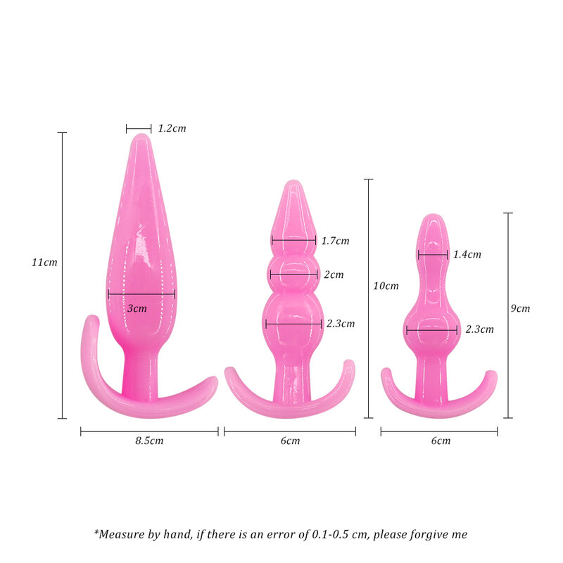 EXVOID Anal Plugs g-spot masażer prostaty Anal koraliki galaretki gładkie produkty dla dorosłych zabawki erotyczne dla par kobiety mężczyźni Gay Sex Shop