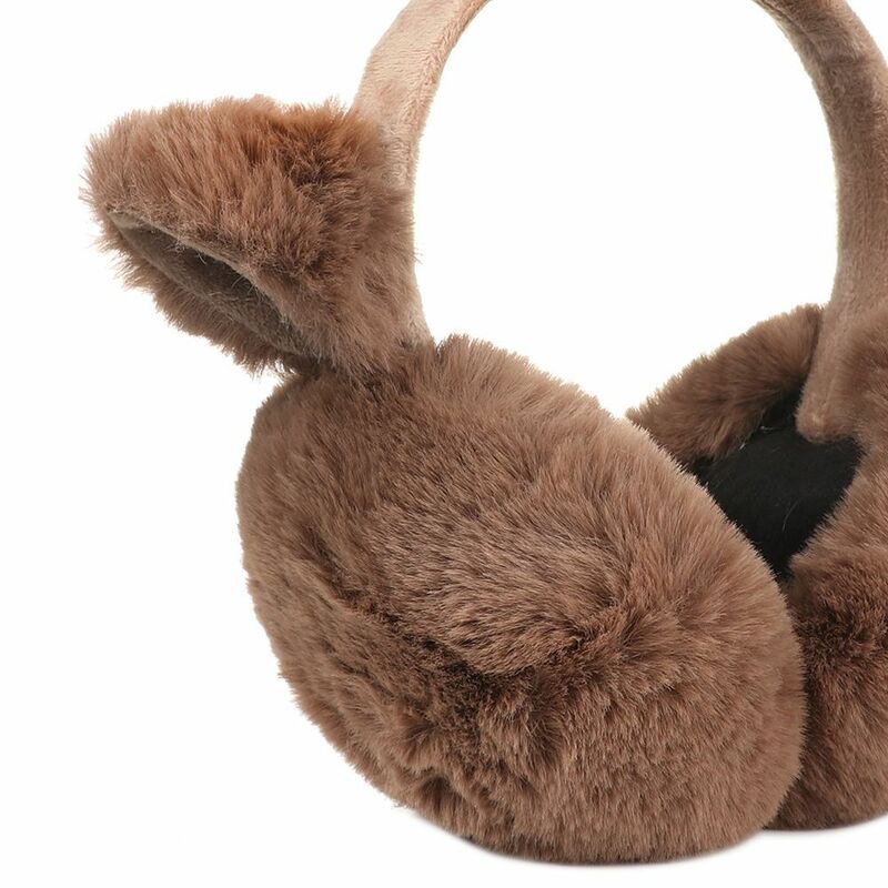 Inverno confortável macio engrossar dos desenhos animados aquecedores de orelha proteção de orelha quente earmuffs orelha de coelho