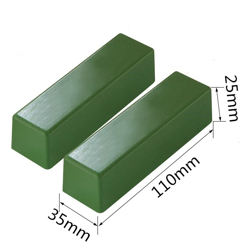 Полировальная паста, восковая оксидная зеленая абразивная паста для полировки хромированных деталей, 1 шт.