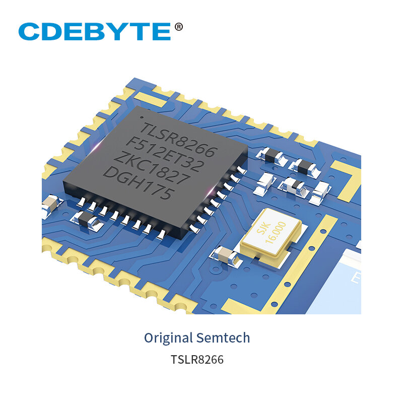 20PCS TLSR8266 블루투스 BLE4.2 UART SMD 송수신기 E104-BT05 70m 슬레이브 투명한 전송 저전력 무선 모듈 DIY