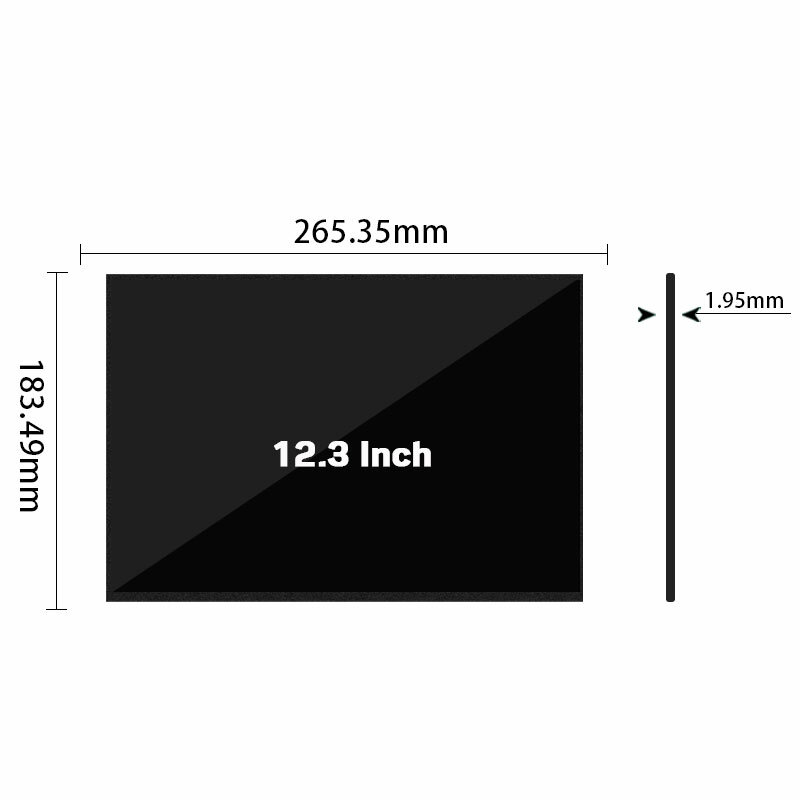 Original 12,3 Zoll LVDS LCD bildschirm LP123QP1-SPA2 Auflösung 2000*3000 Helligkeit 450 Kontrast 1200:1