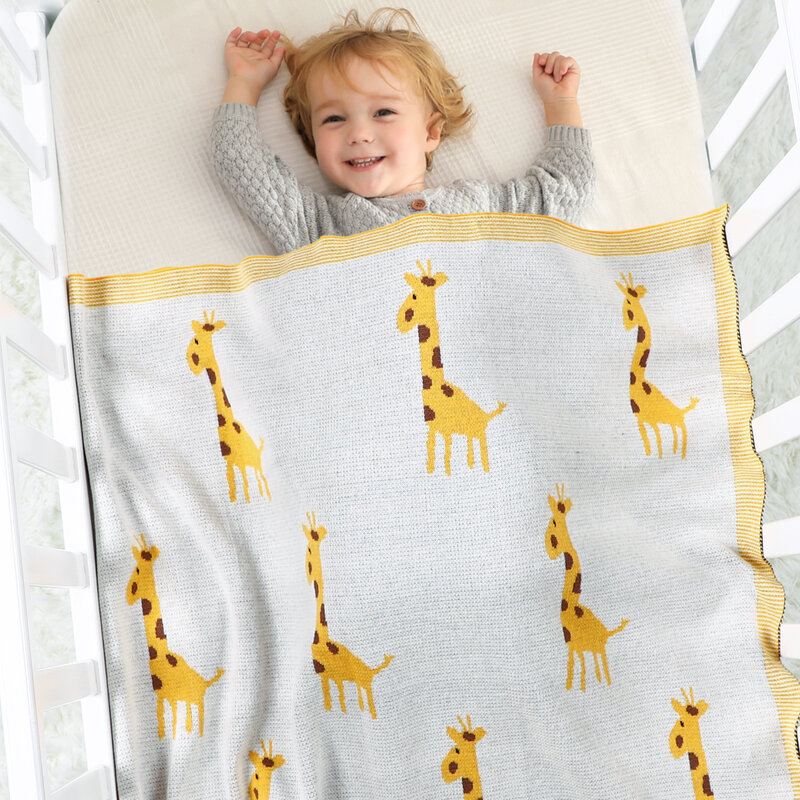 レイテスコベビーブランケット織りの新生児用綿のスリーピングカバー,ロール,寝具,ソファ,100x80cm