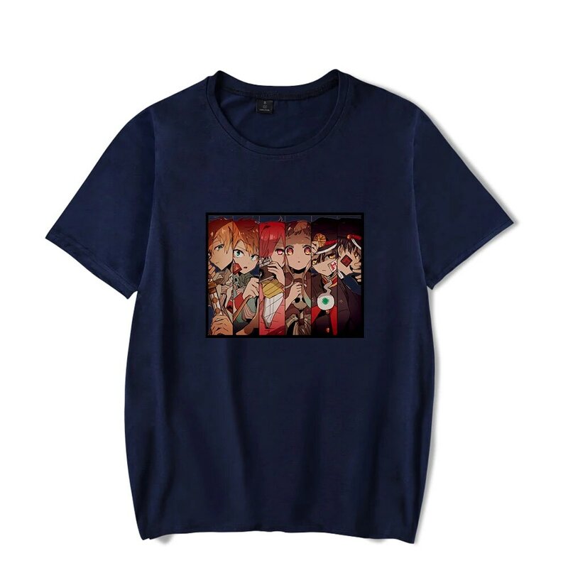 Jibaku Shounen-Camiseta con estampado de primavera y verano para hombre y mujer, camiseta informal con Graffiti callejero para acampar