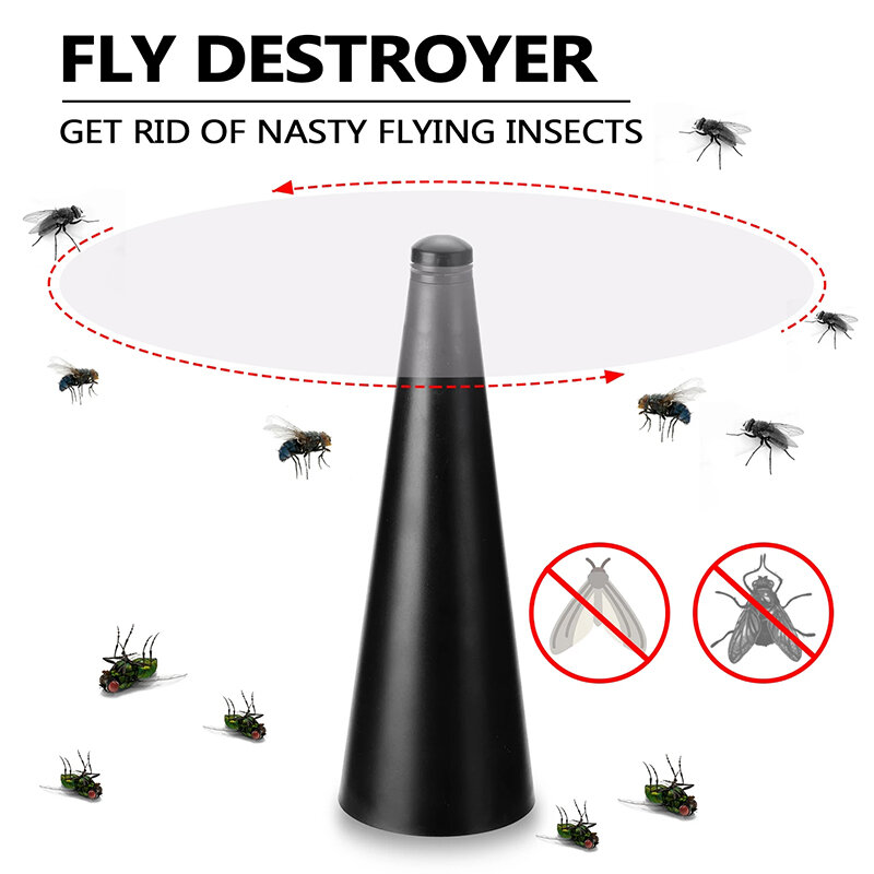 Abanico repelente de moscas para el hogar, trampa antimosquitos para comida, Picnic, mata insectos