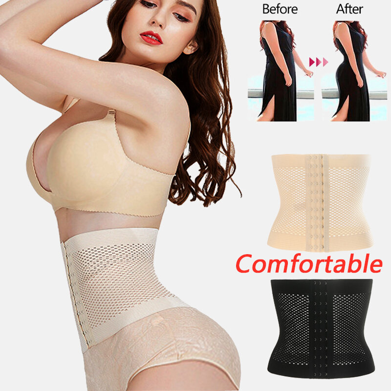 1 stücke Frauen Atmungs Taille Bauch Gürtel Trainer Shapers Körper Unterbrust Korsett Steuer XS 5XL Dünne Bodyshapers Kontrol Magen