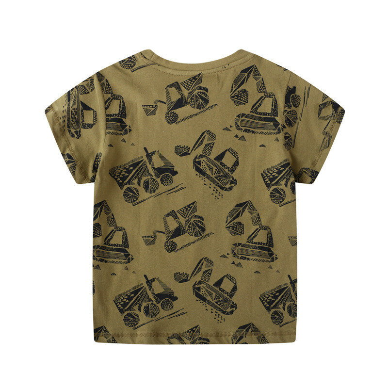 Kaus Anak Laki-laki Musim Panas Baru 2022 dengan Gambar Kartun Baju Bayi Anak Laki-laki Kaos Atasan Penjualan Laris
