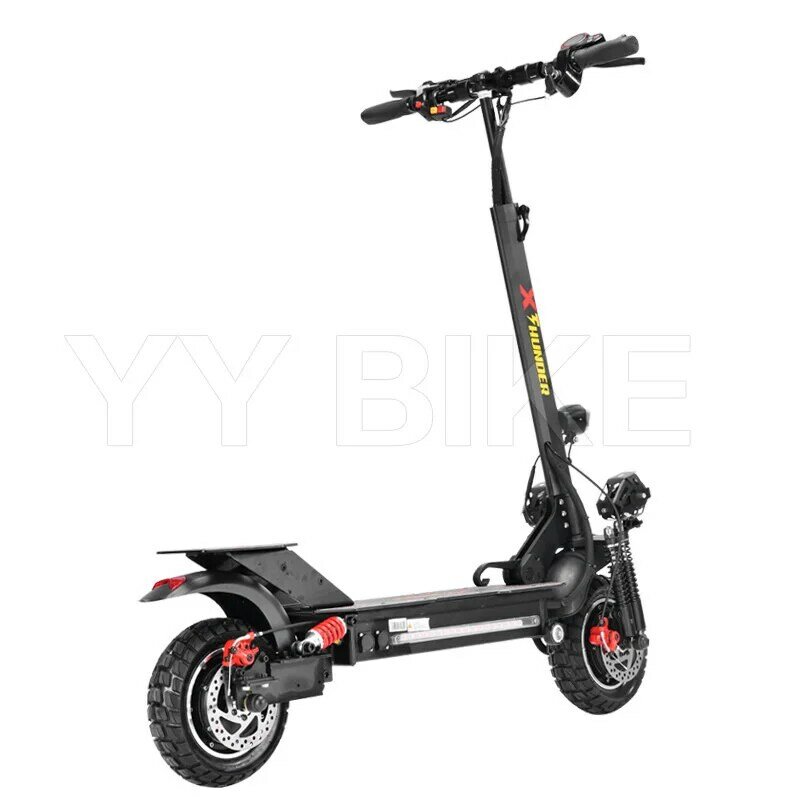 XINBANGYANG-patinete eléctrico plegable para adultos, QS-097, 2400W, doble motor, rueda de 10 pulgadas, 48V, 23AH, 70 KM/H, todoterreno