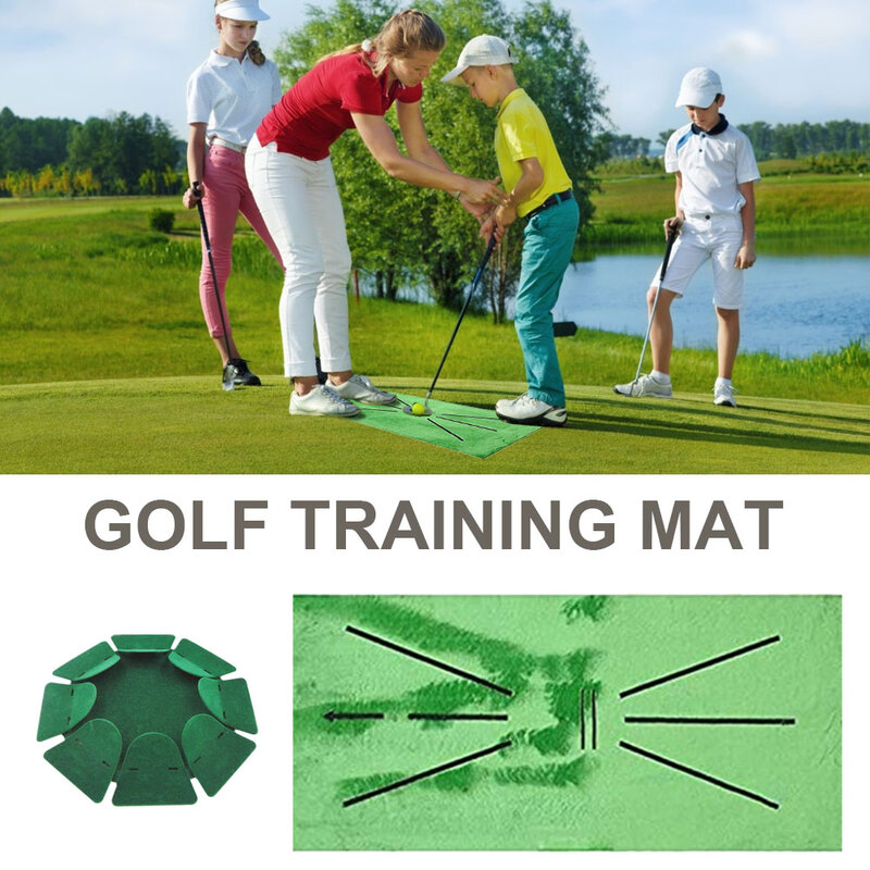 Tapis d'entraînement de Golf pour la détection des balançoires, Mini outil d'entraînement de pratique de Golf, jeu et cadeau pour la maison et le bureau en extérieur